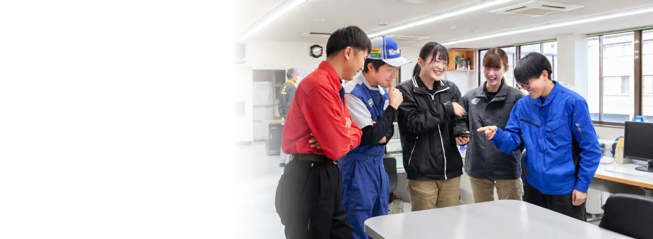 和気あいあいとしている様子